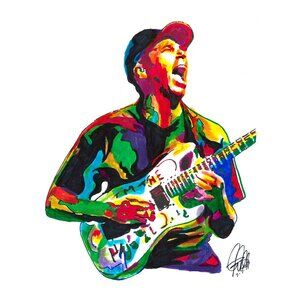 Tom Morello Rage Against the Machine RATM Rock Music Poster Print Wall Art 18x24